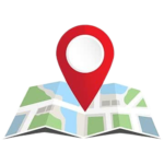 pngtree pin location icon with folded map png image 4537898 removebg preview